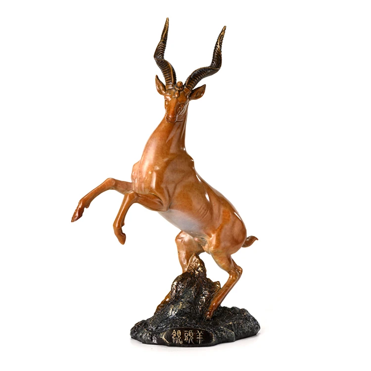Antelope Bronze Statue