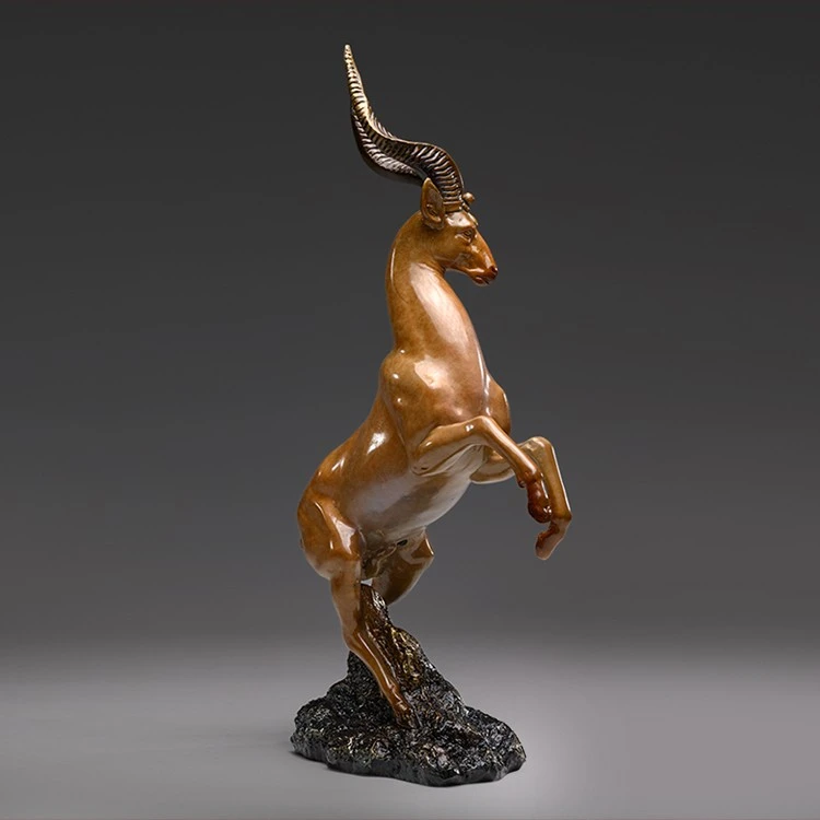 Antelope Bronze Statue factory