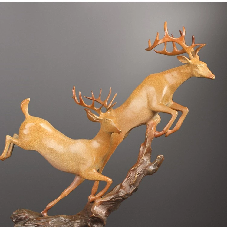 Bronze Deer Figurines factory