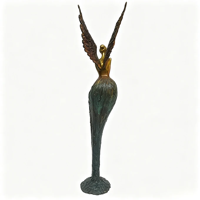 Bronze Guardian Angel Statue factory