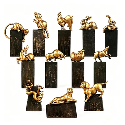 Animal-themed Bronze Home Sculptures