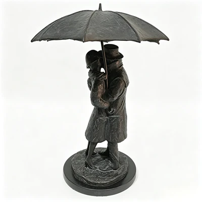 Bronze Embracing Couple Statue