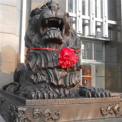 Bronze Lion Statue