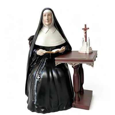 Bronze Nun Statue