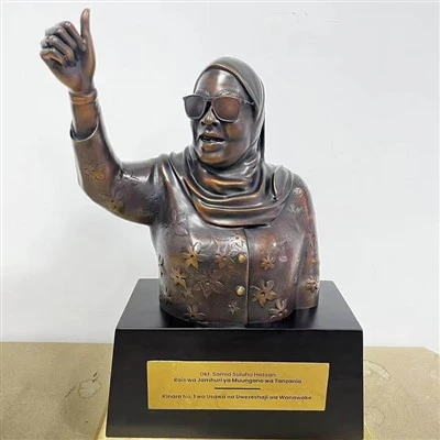 Desktop Replica Bronze Statues Of Famous Figures